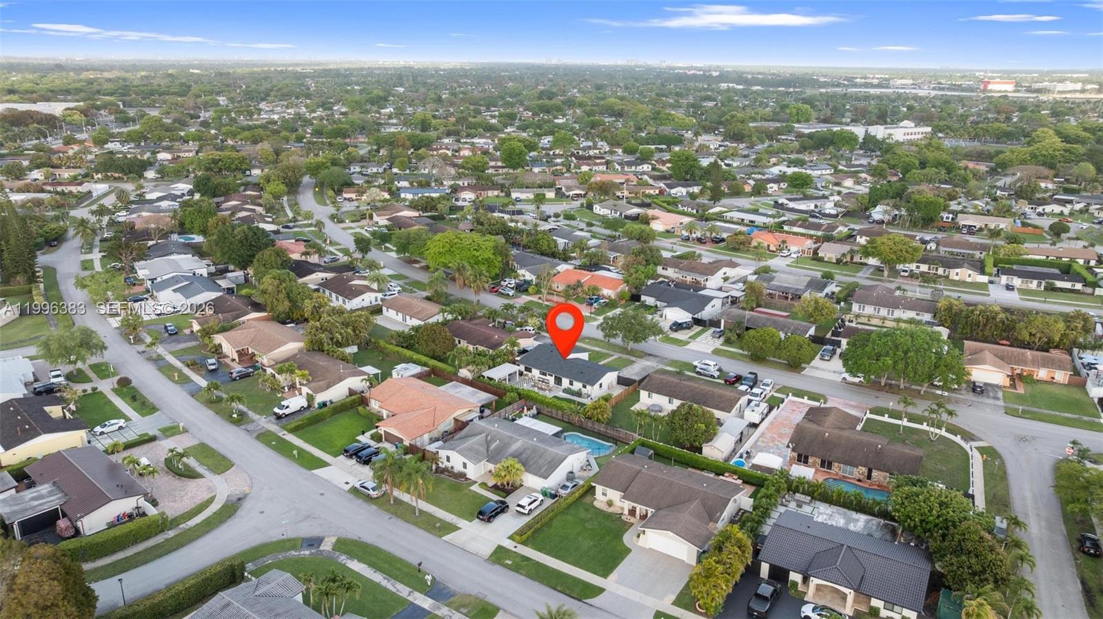 13441 Southwest 74th Street Miami, FL 33183 - Photo 47 of 51 an aerial view of residential houses with outdoor space