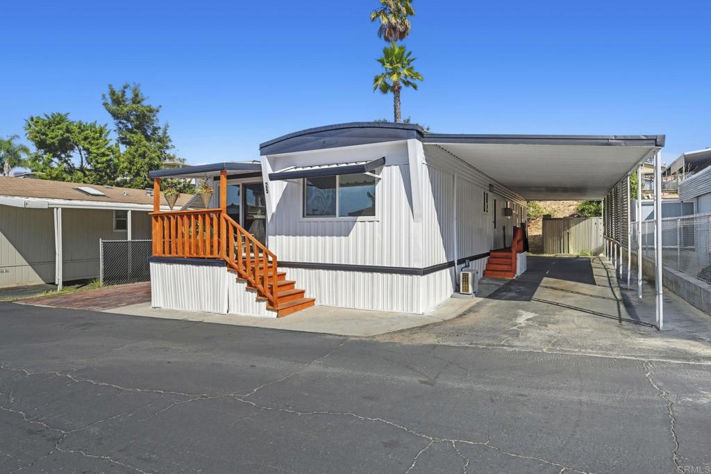 a view of a house with a garage