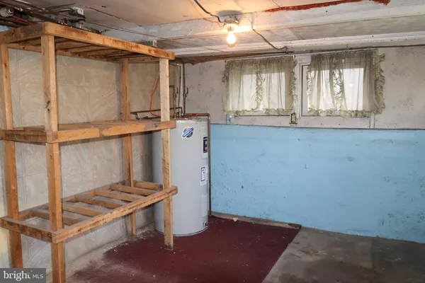 a view of a storage room