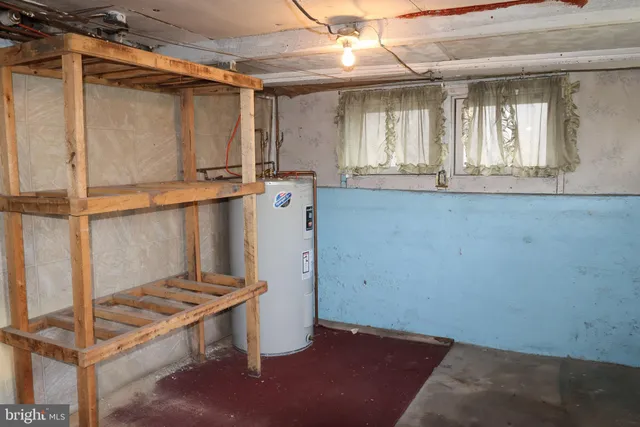 a view of a storage room