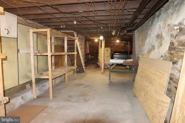 a view of storage and utility room