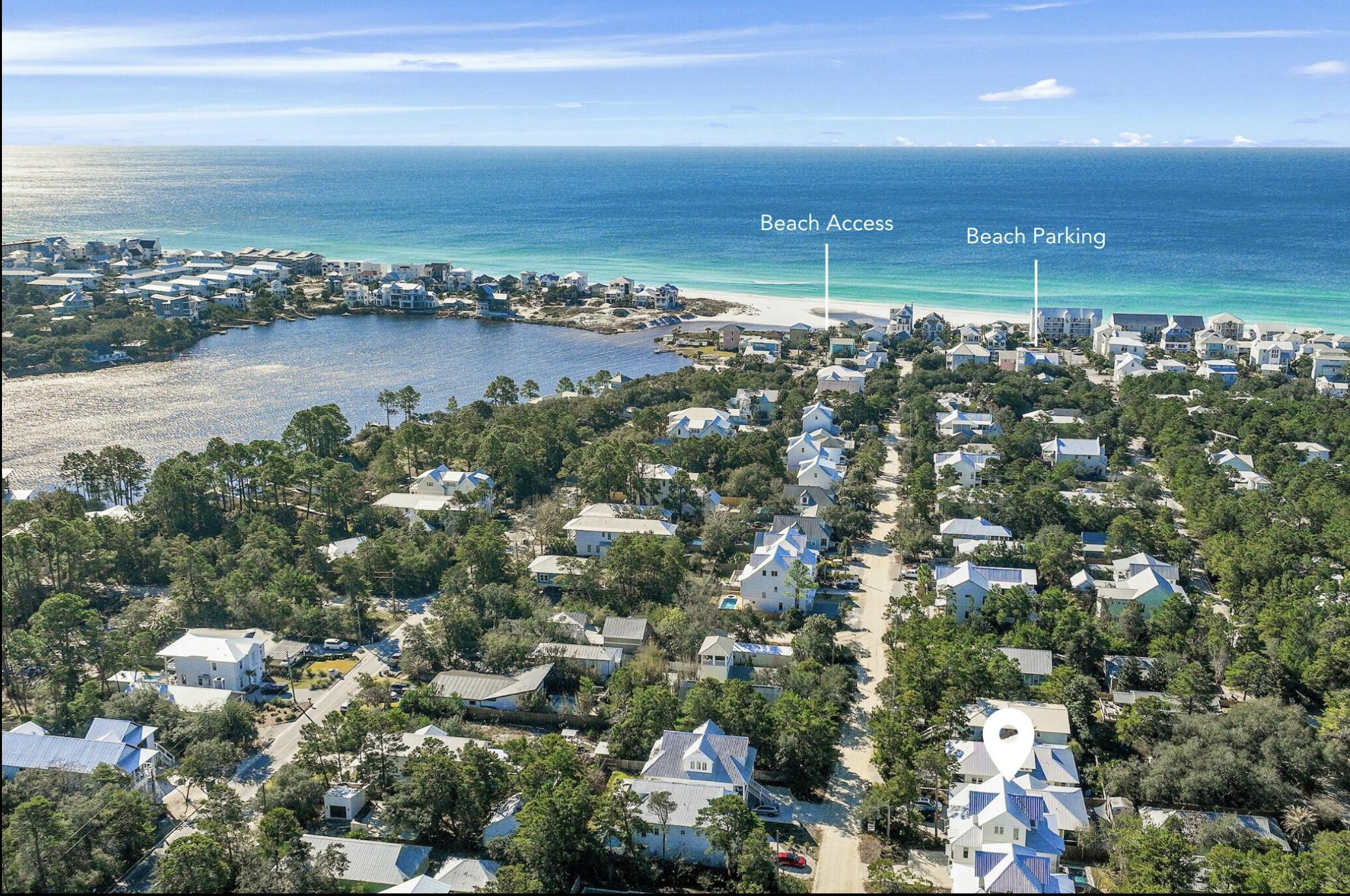 76 Brown Street Santa Rosa Beach, FL 32459 - Photo 38 of 48 an aerial view of a city