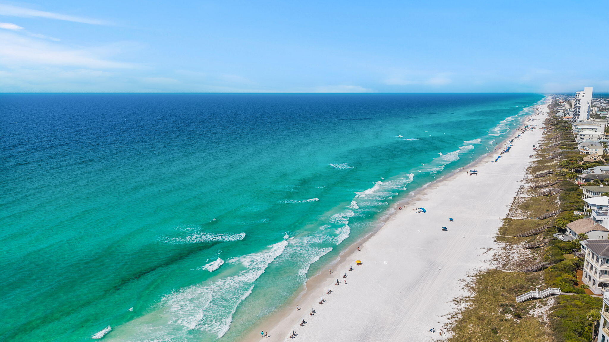 76 Brown Street Santa Rosa Beach, FL 32459 - Photo 41 of 48 a view of an ocean with a big yard