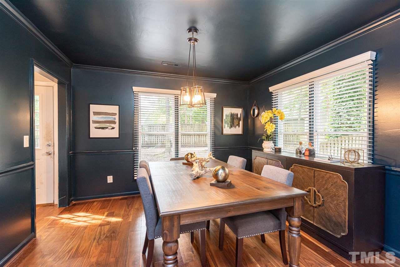 3508 Singleleaf Lane Raleigh, NC 27616 - Photo 5 of 20 a view of a dining room with furniture window and wooden floor