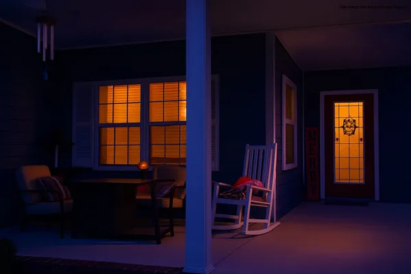 a view of a livingroom with furniture