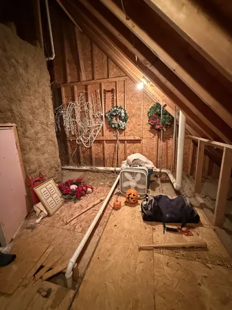 a room with gym equipment