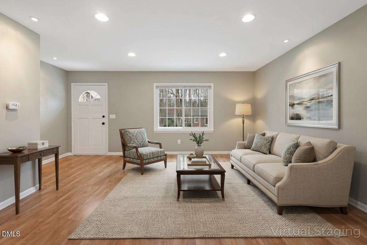 7600 Mine Valley Road Raleigh, NC 27615 - Photo 15 of 51 Virtually Staged Ideas for Main Level Livingroom
