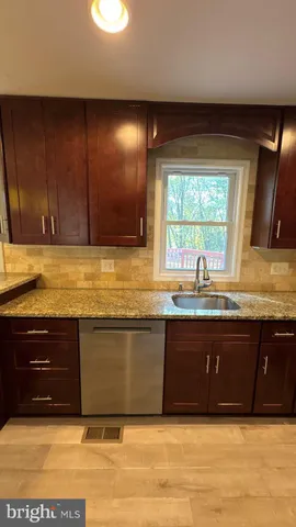 a stove top oven sitting inside of a kitchen