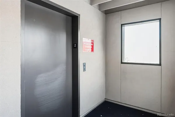 a close view of an empty room
