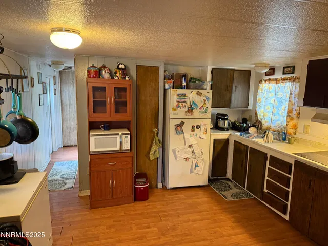 a bedroom with a bed and a closet