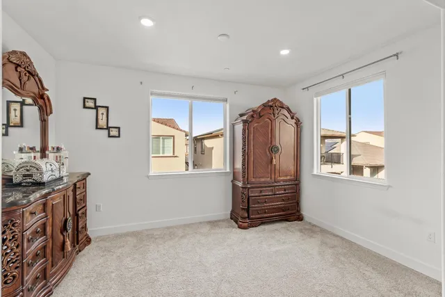 a view of a house with a garage