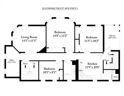 a picture of a floor plan