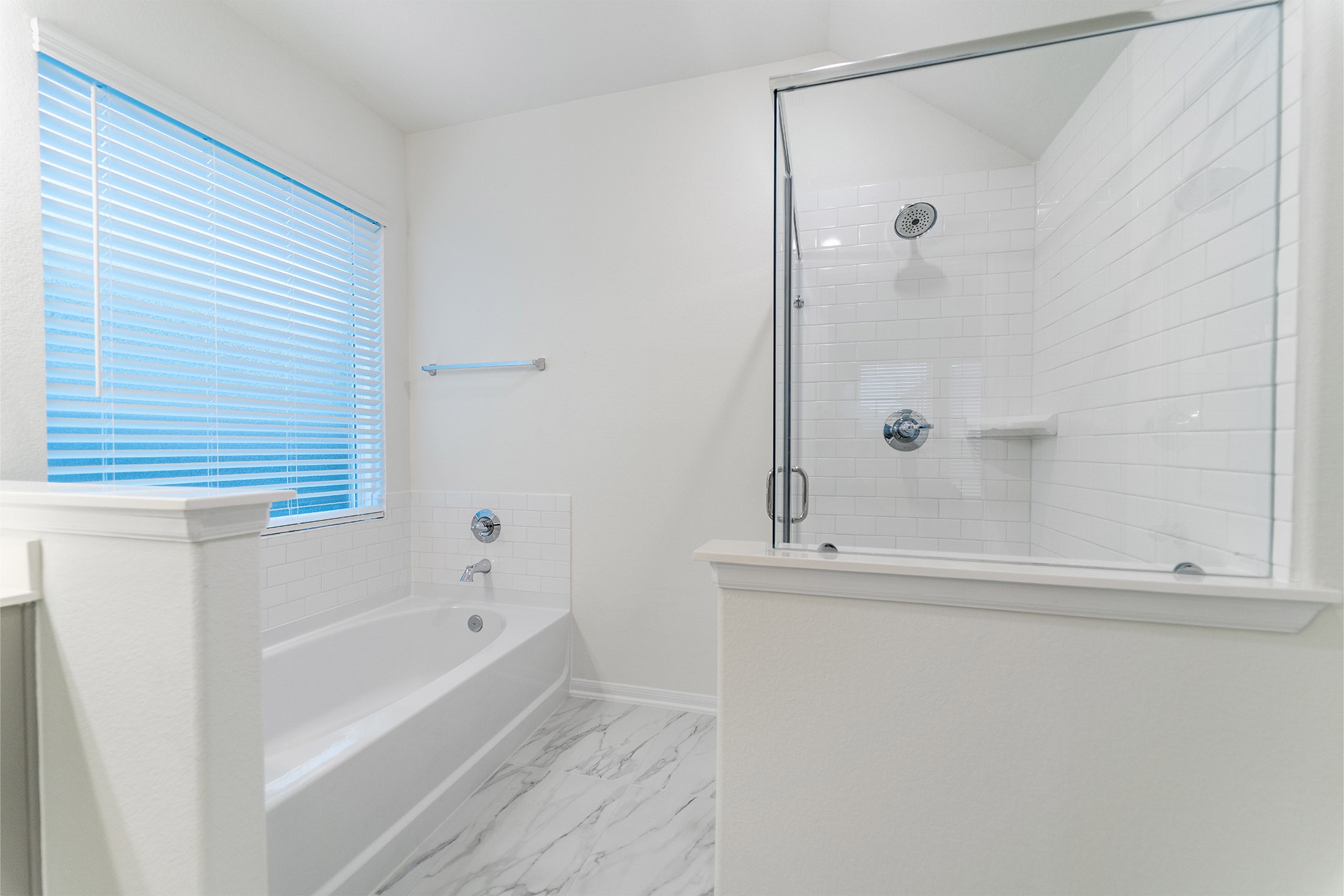 1923 Parks Edge Lane Angleton, TX 77515 - Photo 15 of 25 a bathroom with a bathtub and a shower