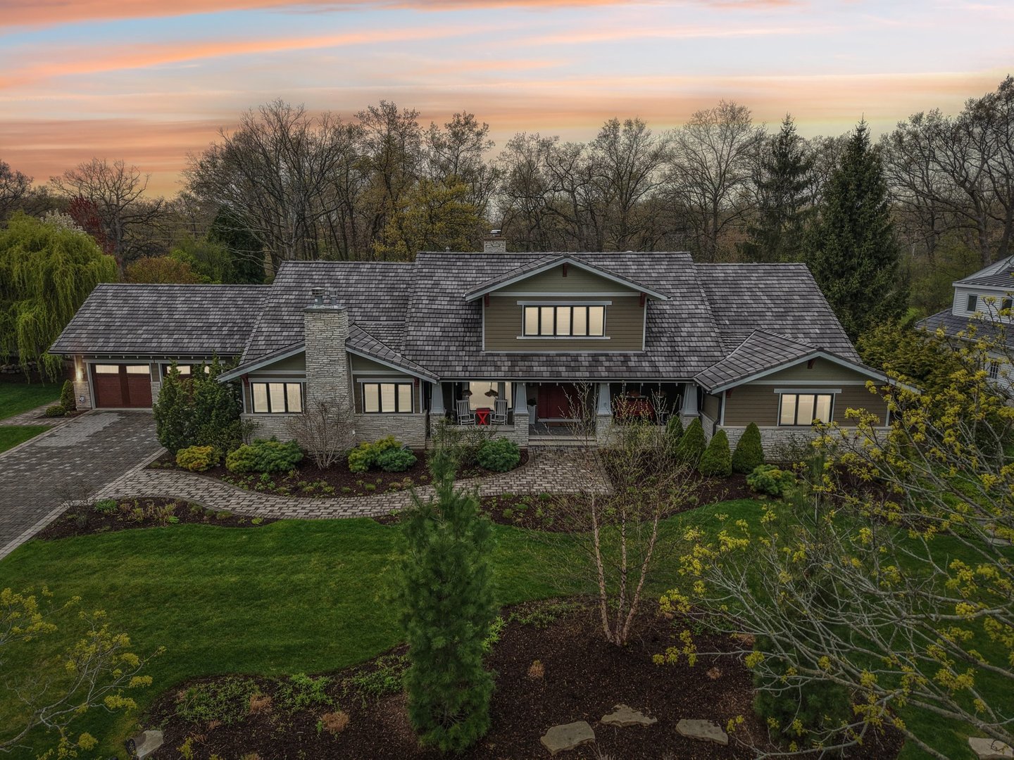 598 Rockefeller Road Lake Forest, IL 60045 - Photo 2 of 86 a front view of a house with a yard