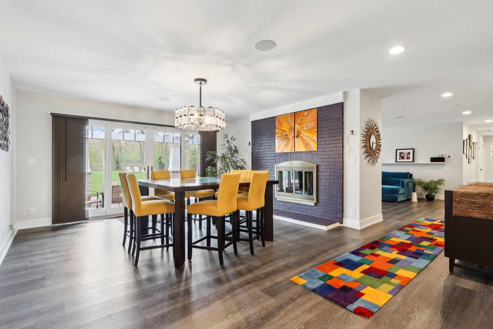 598 Rockefeller Road Lake Forest, IL 60045 - Photo 23 of 86 a view of a dining room with furniture and wooden floor