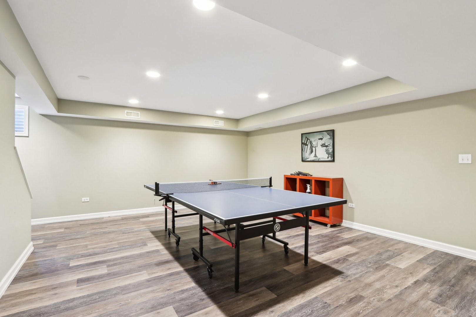 598 Rockefeller Road Lake Forest, IL 60045 - Photo 60 of 86 a room with wooden floor and pool table