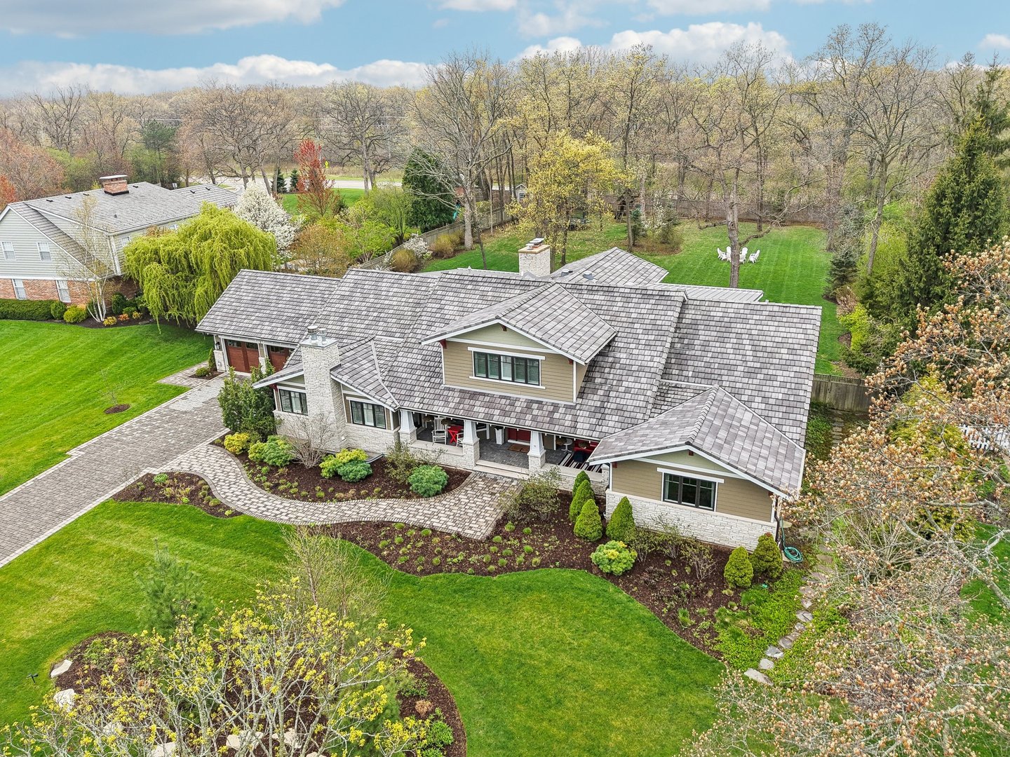 598 Rockefeller Road Lake Forest, IL 60045 - Photo 80 of 86 a aerial view of a house