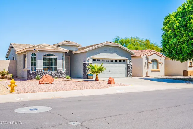 a front view of a house with an outdoor space