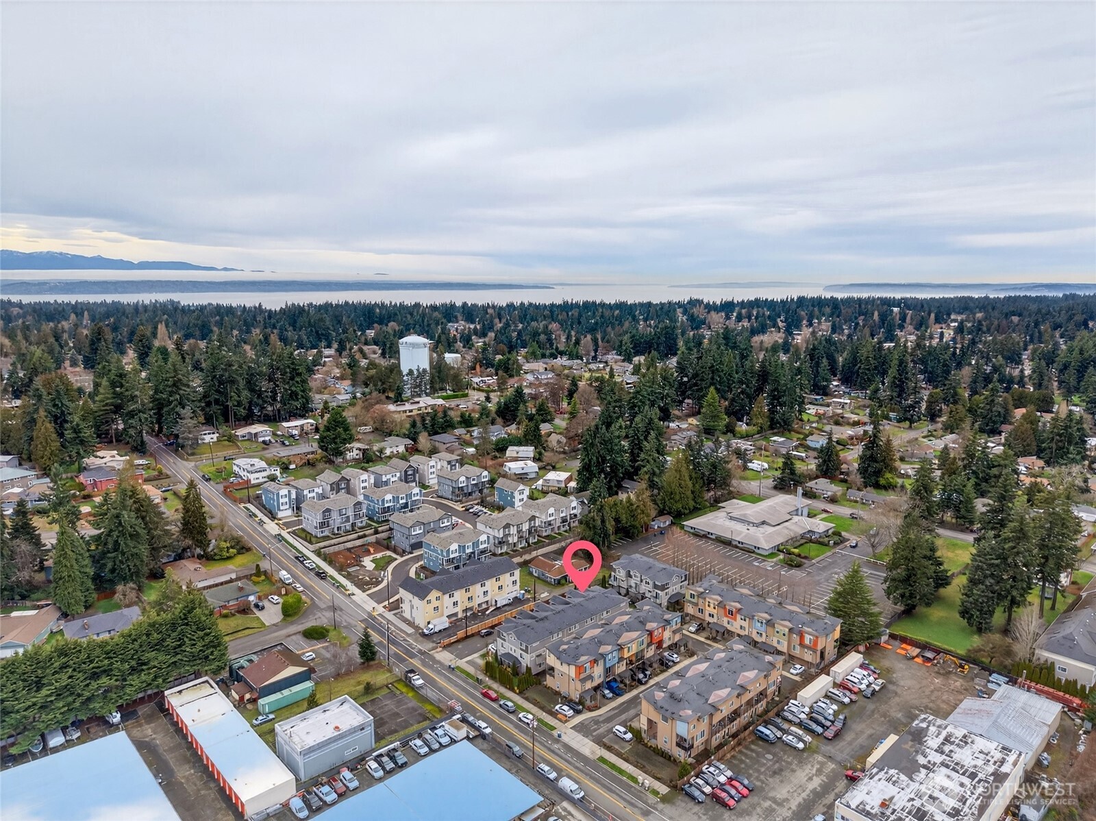 22925 79th Place West, Unit B Edmonds, WA 98026 - Photo 37 of 39 an aerial view of a city