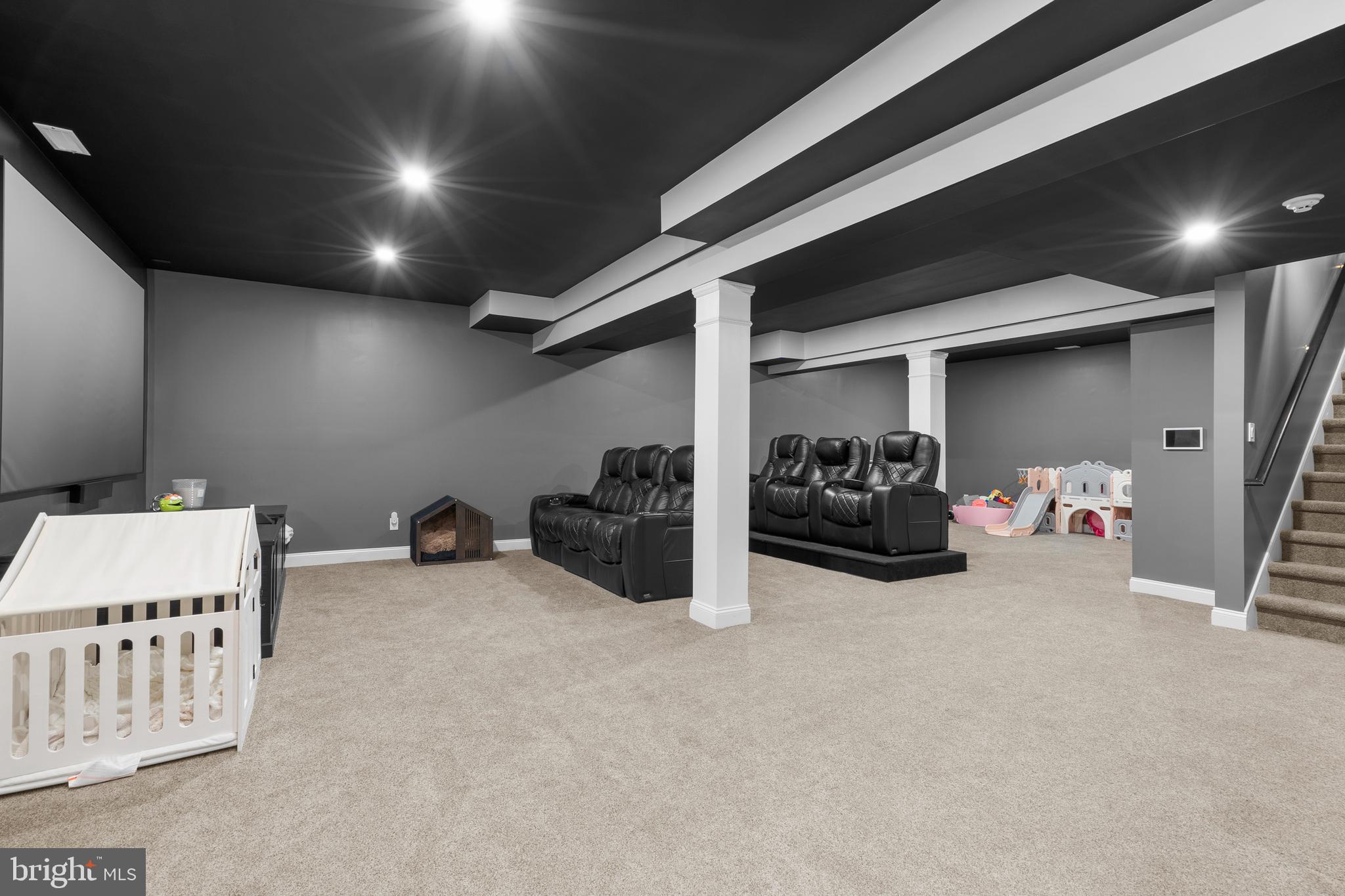 7 Dutchtown Road Voorhees, NJ 08043 - Photo 51 of 68 Basement and Movie Theatre