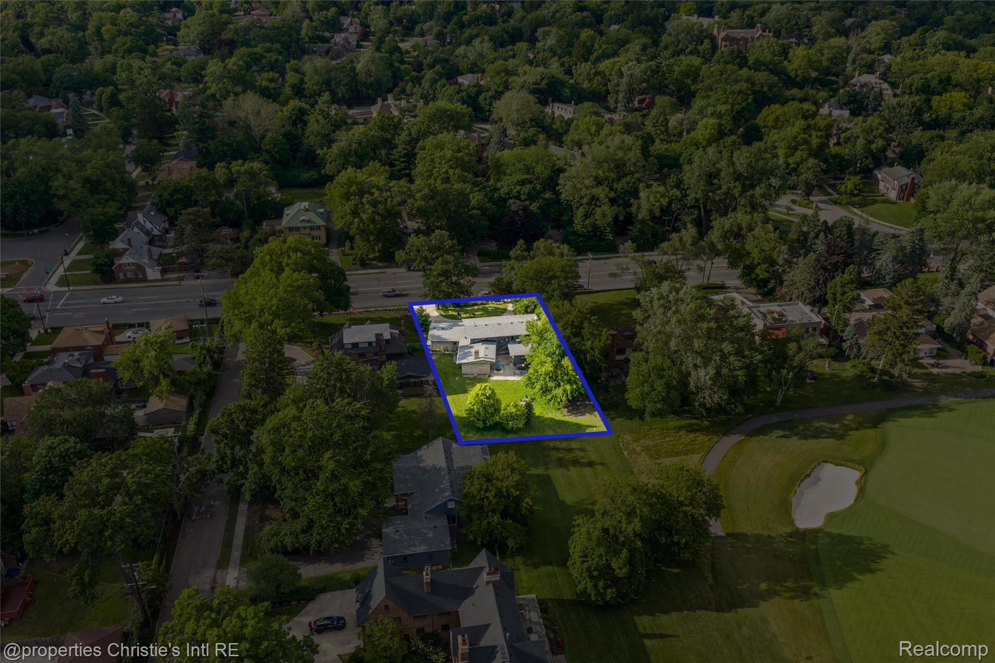 2771 West Seven Mile Road Detroit, MI 48221 - Photo 57 of 57 Expansive property bordered by mature trees and manicured green space