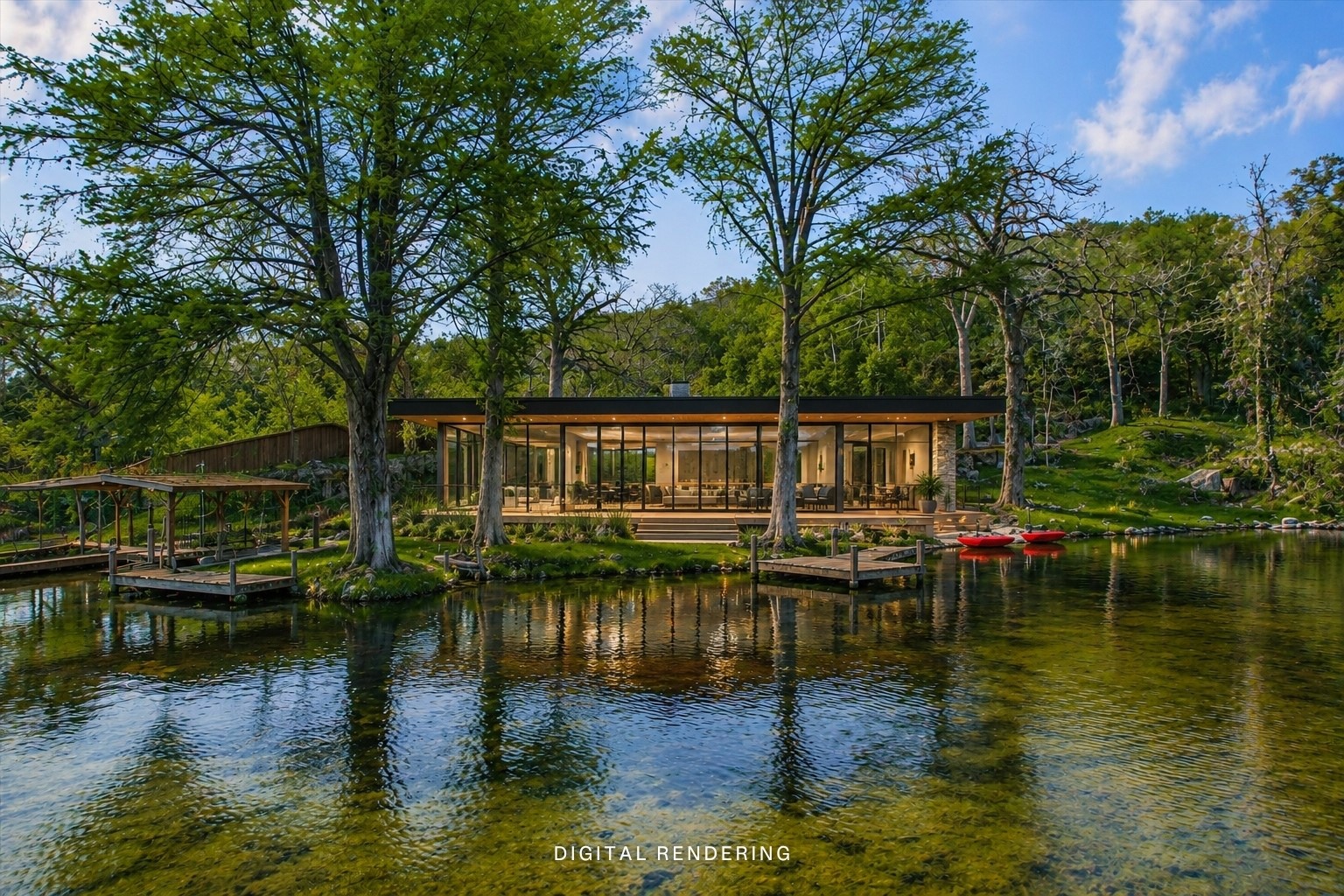 1810 Rockcliff Road Austin, TX 78746 - Photo 1 of 10 A digital rendering of what could be built