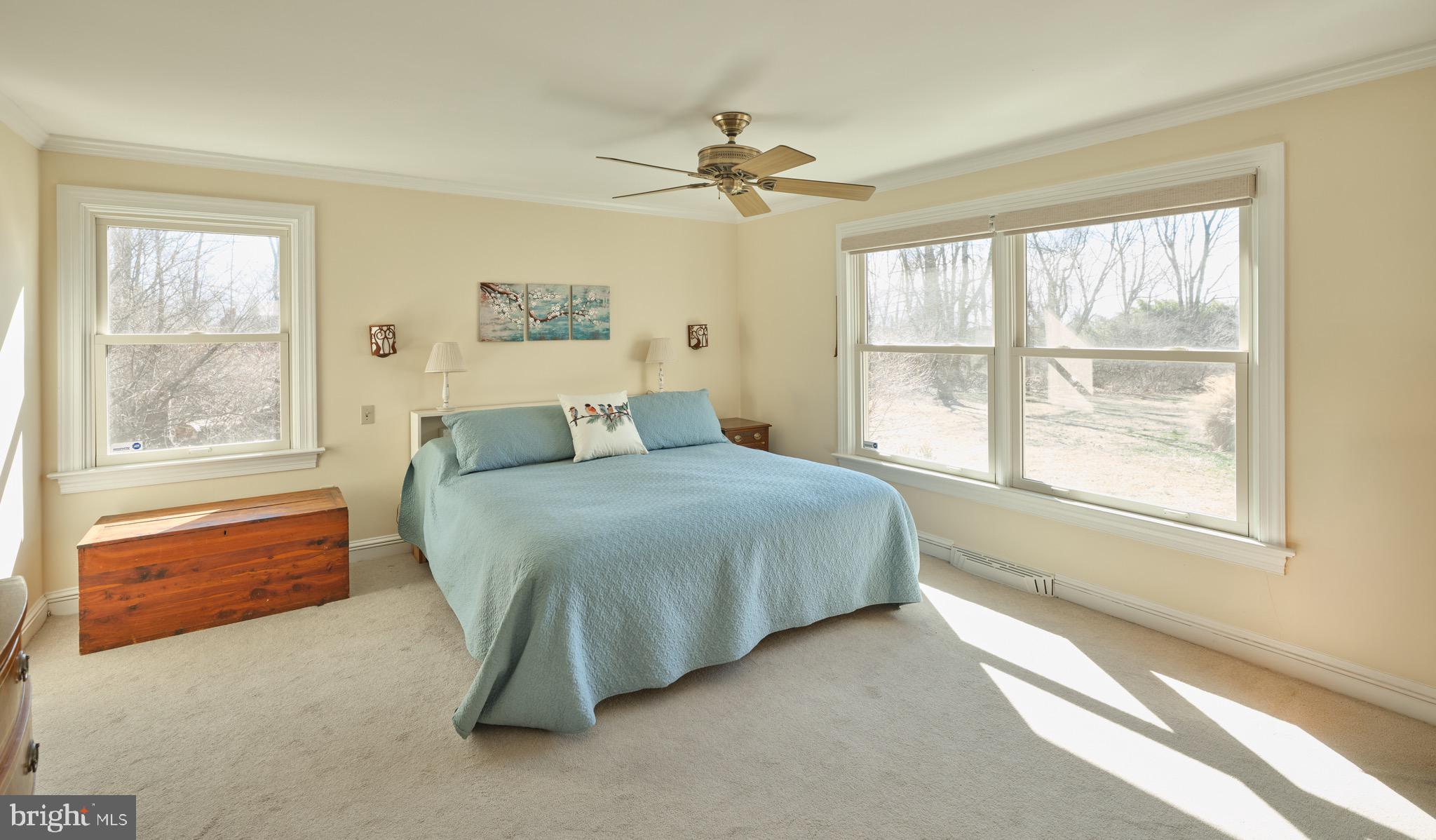 4990 Point Pleasant Pike Doylestown, PA 18902 - Photo 18 of 38 a bedroom with a large bed and a window