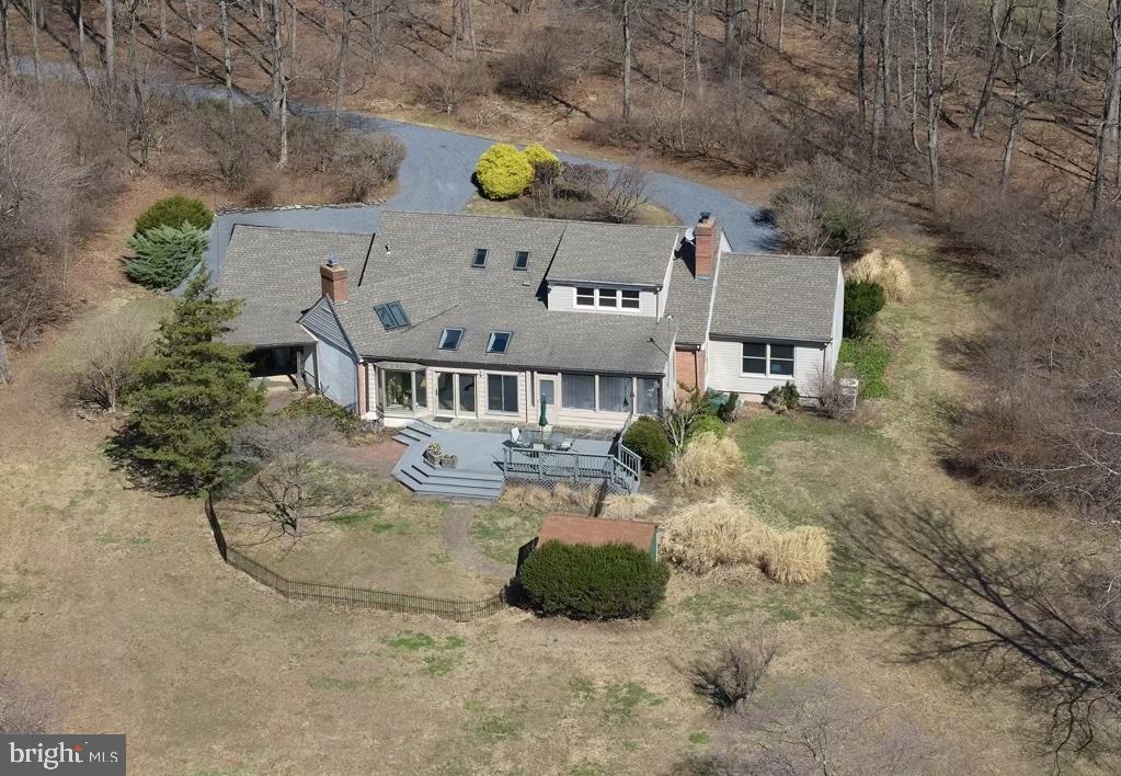 4990 Point Pleasant Pike Doylestown, PA 18902 - Photo 27 of 38 an aerial view of a house with swimming pool