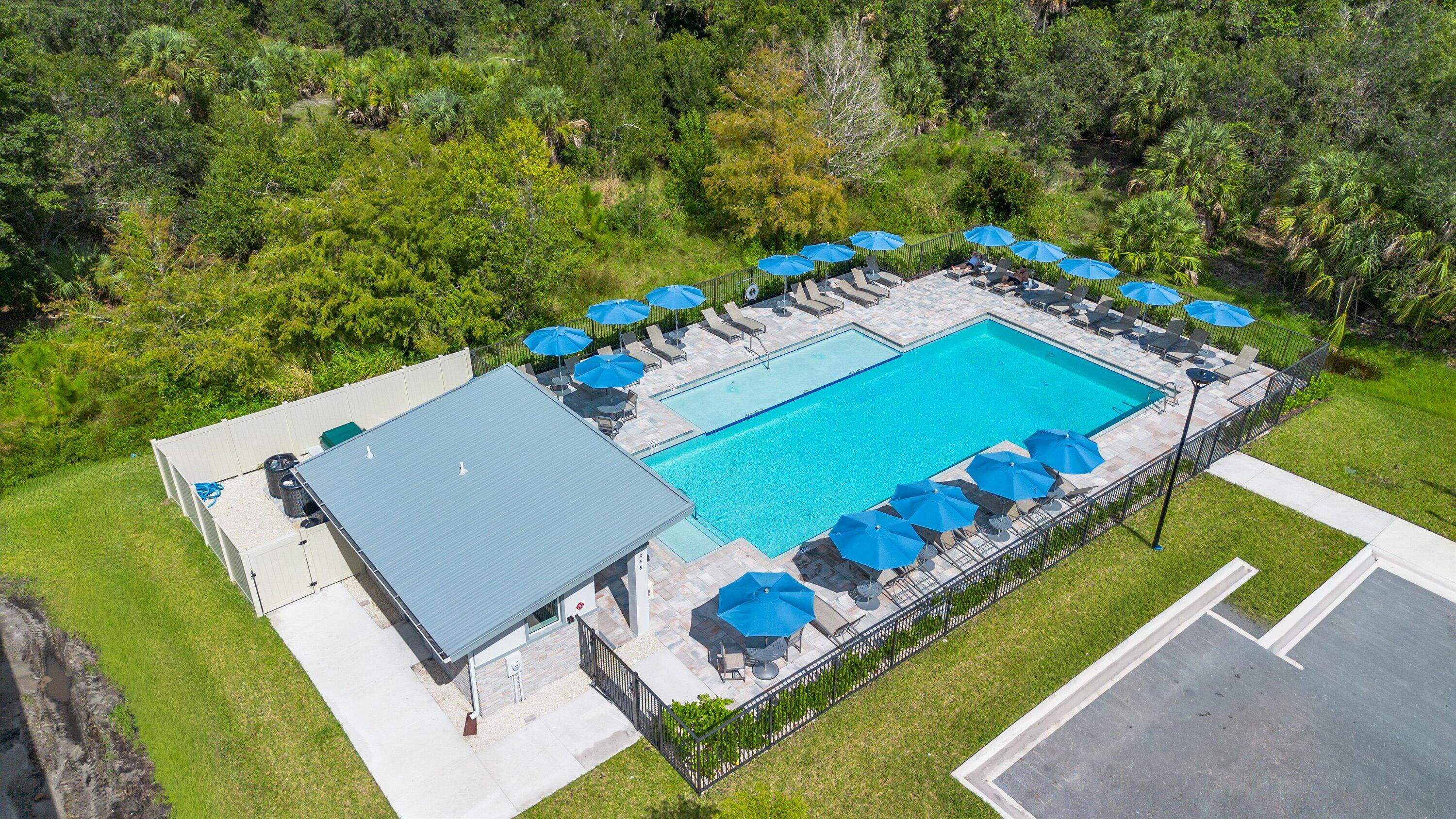 7638 Southwest Lucy Lane Stuart, FL 34997 - Photo 44 of 45 an aerial view of a house