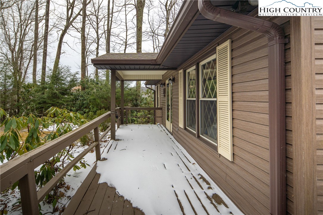 329 Maplewood Circle Boone, NC 28607 - Photo 22 of 46 a view of a balcony with wooden floor