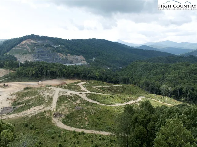 a view of a lush green hillside and houses