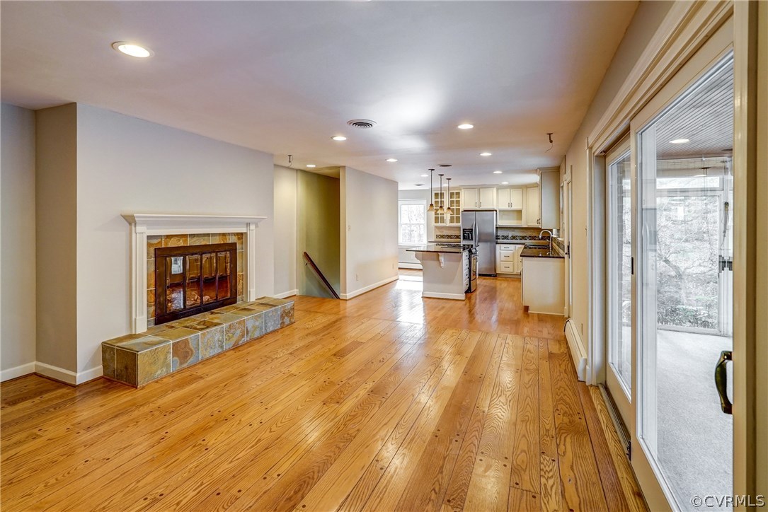 4208 Croatan Road Richmond, VA 23235 - Photo 25 of 50 a view of a living room and a wooden floor