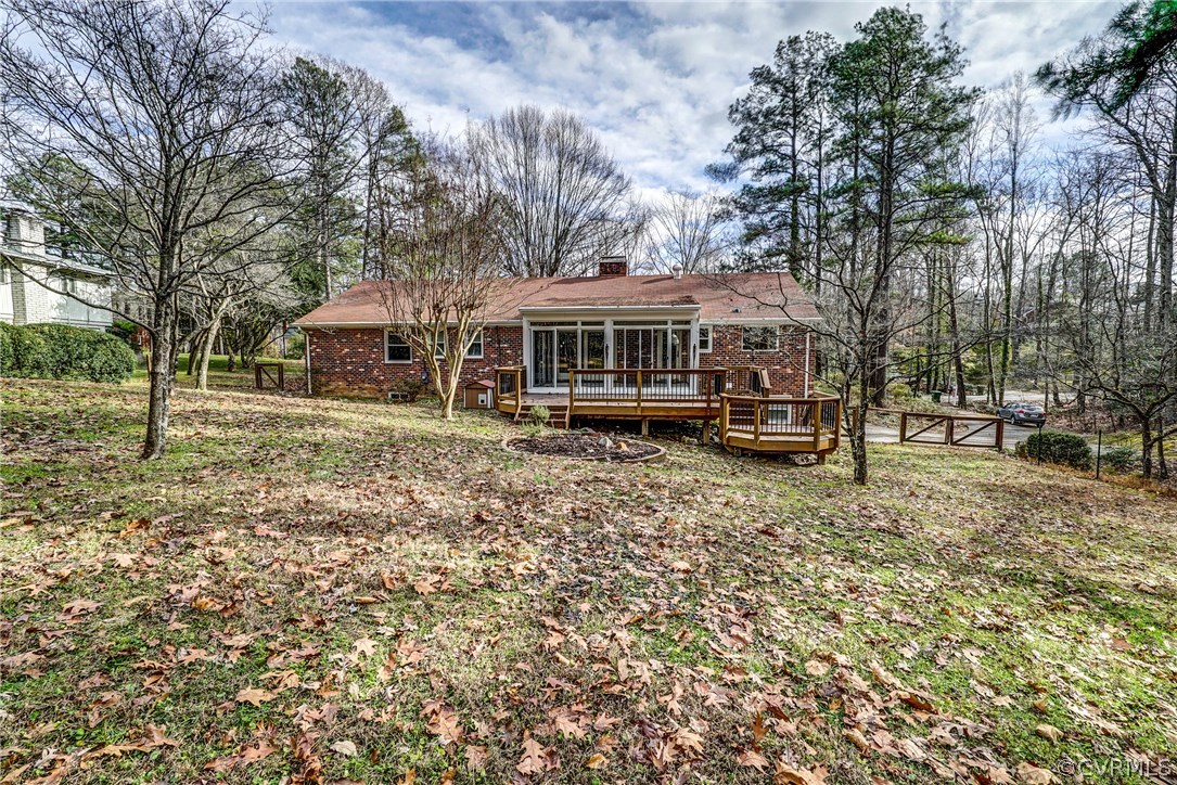 4208 Croatan Road Richmond, VA 23235 - Photo 6 of 50 a front view of a house with a yard