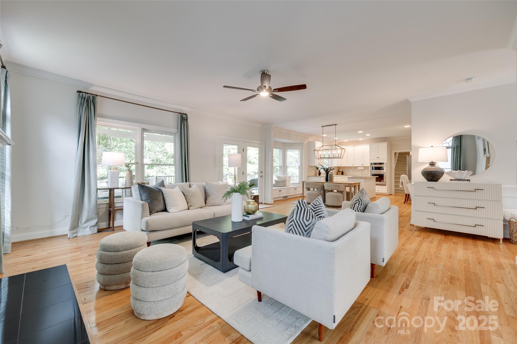 6804 Riesman Lane Charlotte, NC 28210 - Photo 9 of 46 a living room with furniture and a large window