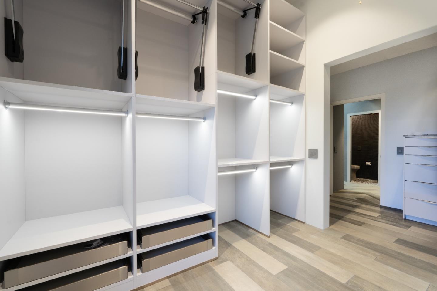 23715 Determine Lane Monterey, CA 93940 - Photo 20 of 43 a view of walk in closet with empty racks