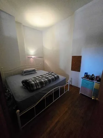 a stove top oven sitting inside of a room
