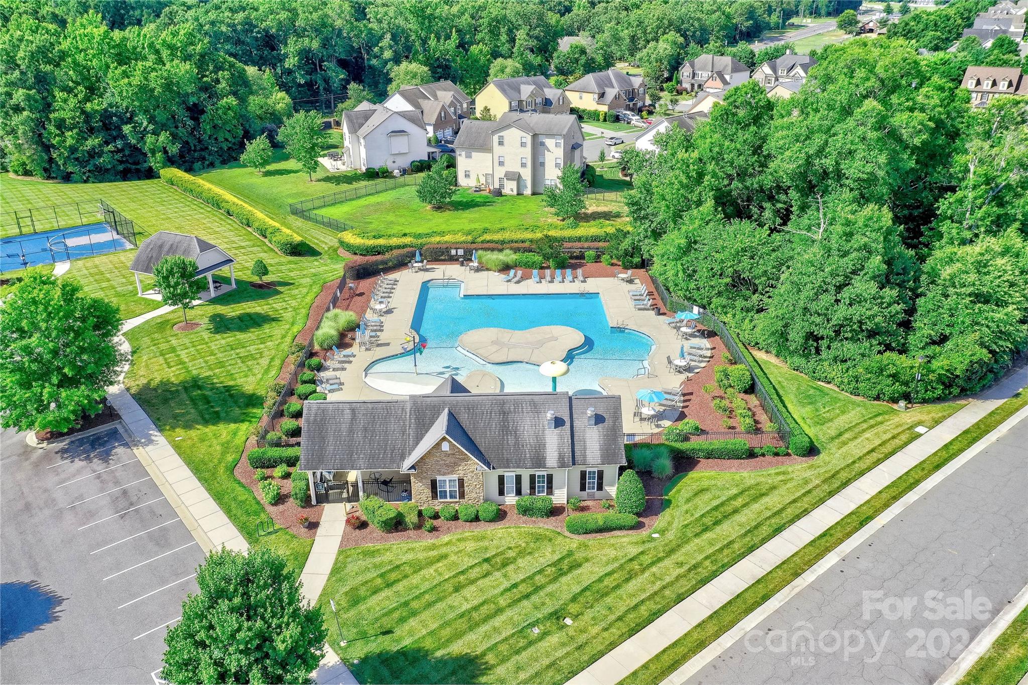 3002 Potomac Road Indian Trail, NC 28079 - Photo 47 of 48 an aerial view of a house