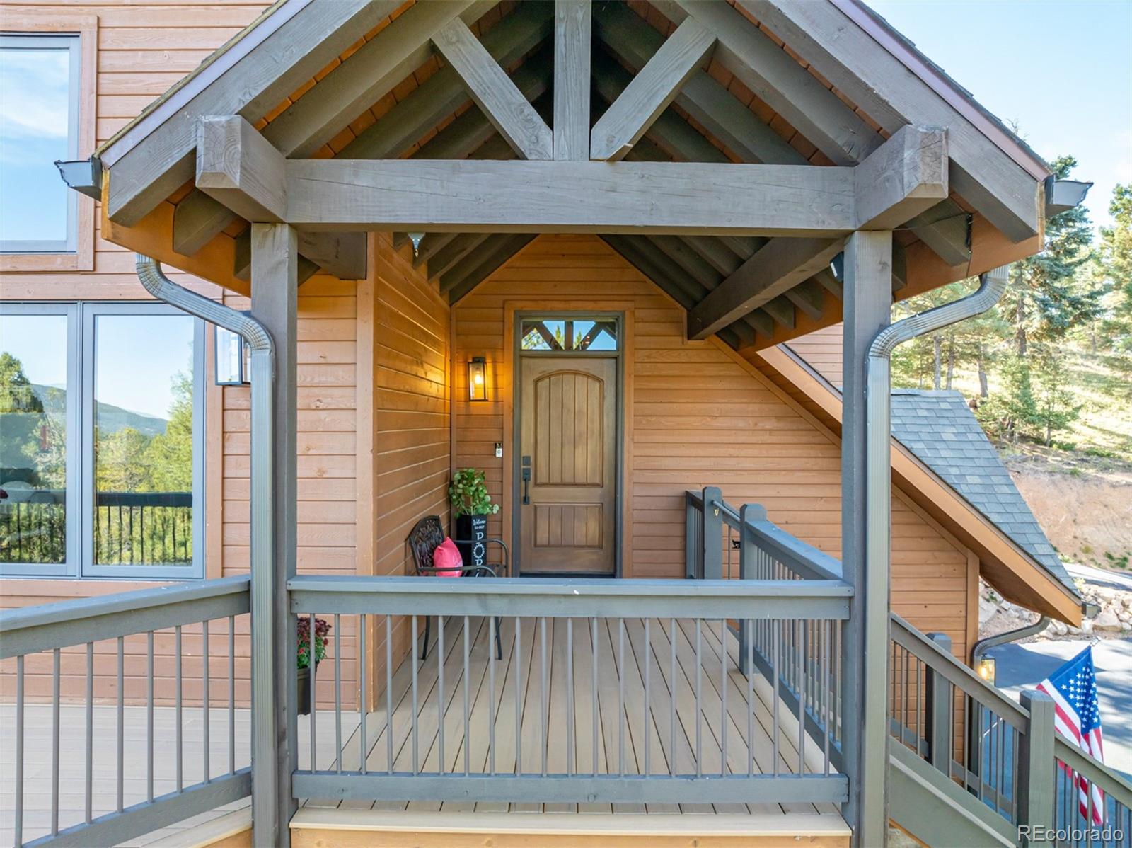 11272 Belle Meade Drive Conifer, CO 80433 - Photo 3 of 45 a view of swimming pool from a balcony