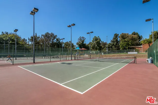 a view of a tennis court