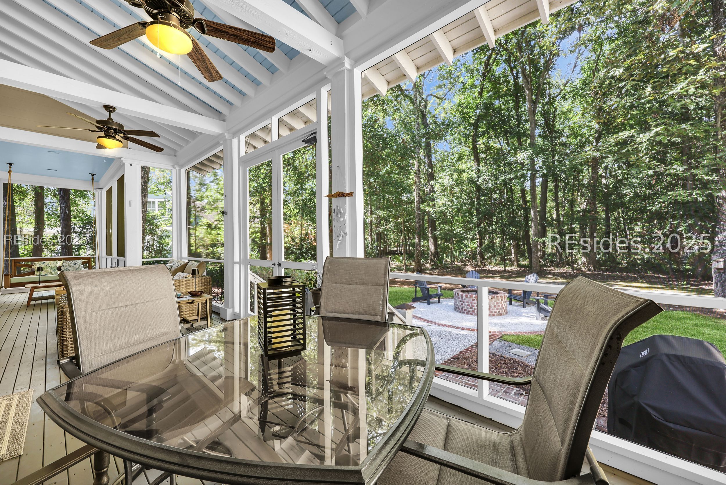 5 Oldfield Village Road Bluffton, SC 29909 - Photo 42 of 64 Peaceful screened in lanai.