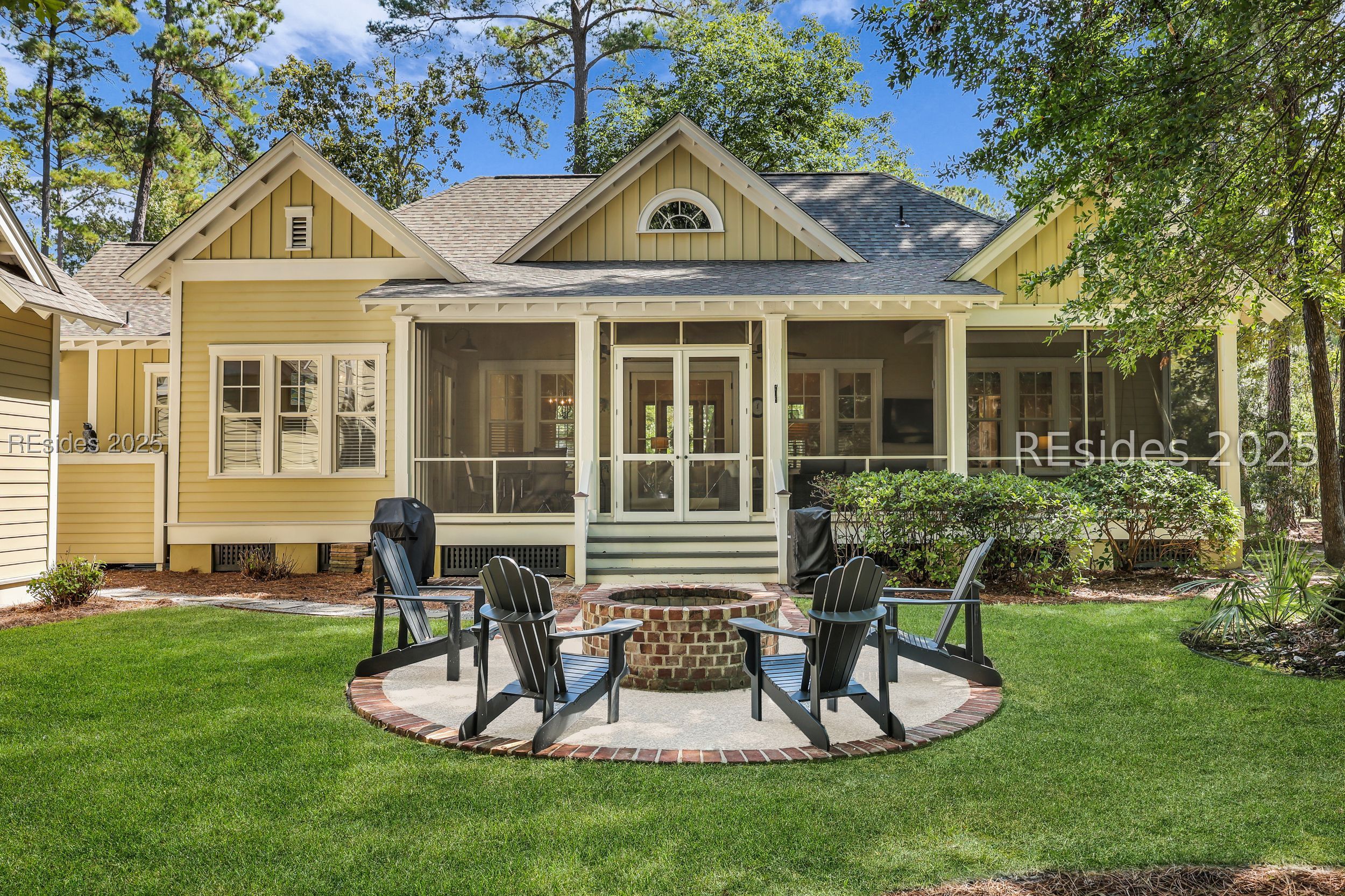 5 Oldfield Village Road Bluffton, SC 29909 - Photo 46 of 64 Enjoy the lanai or the beautiful firepit!