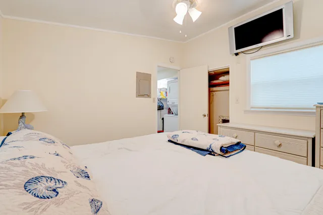 a bathroom with a bathtub and a sink