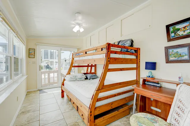 view of living room with a large window
