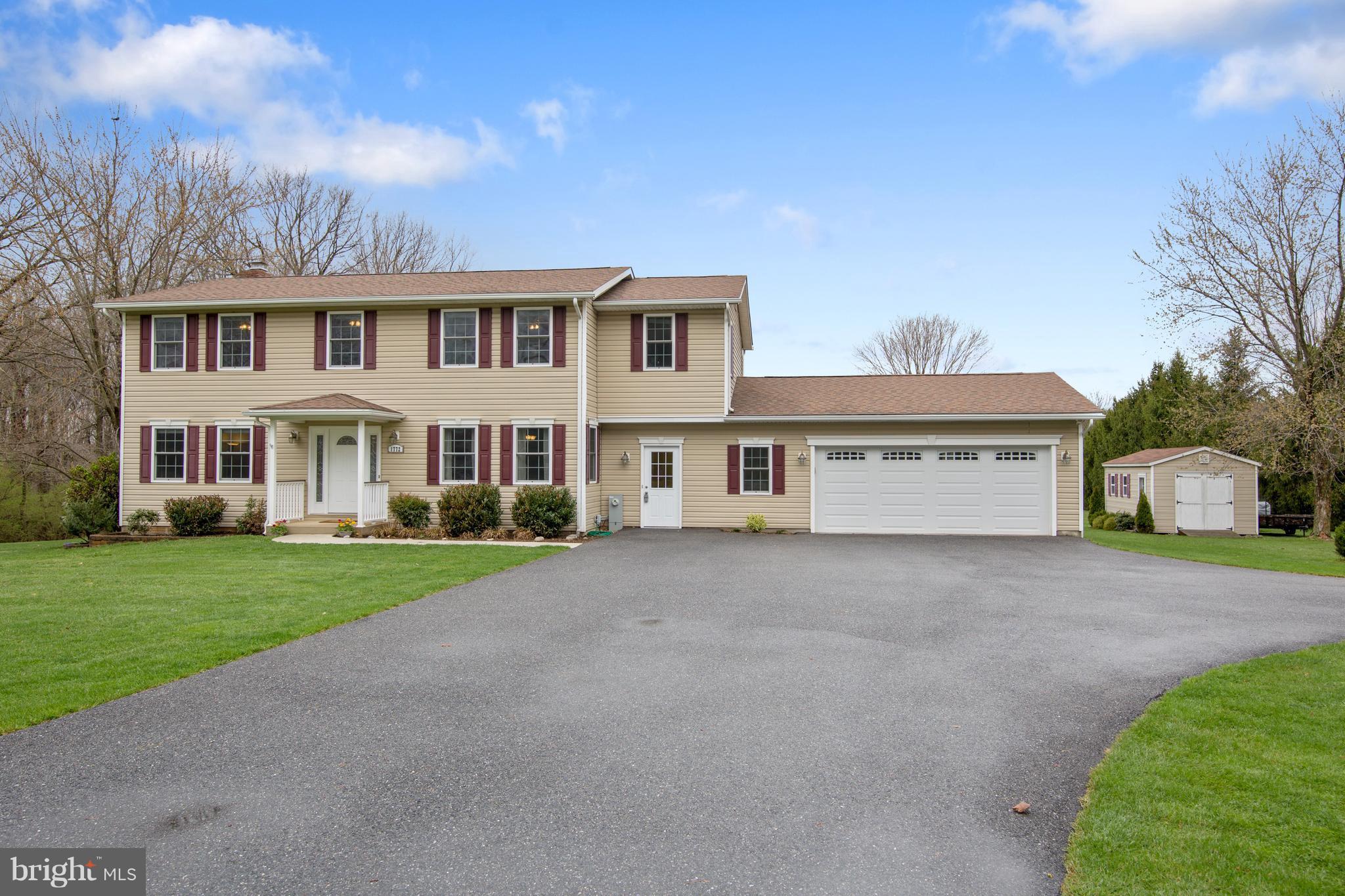 1772 Bloom Road Westminster, MD 21157 - Photo 29 of 30 a view of a house with a yard and garage