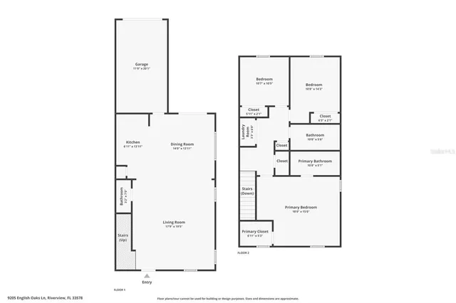 $299,900 | 9205 English Oaks Lane, Riverview, FL 33578