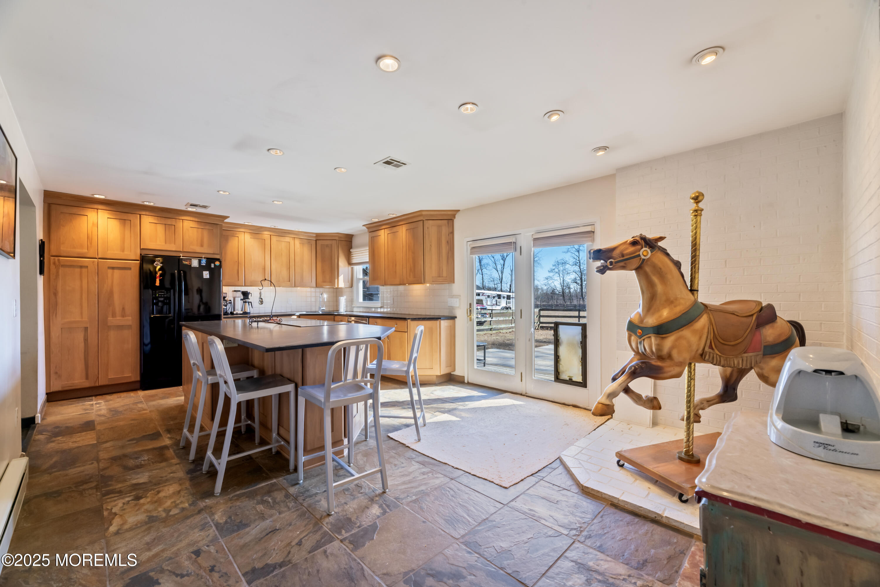 35 Rues Road Cream Ridge, NJ 08514 - Photo 29 of 46 a view of a dining room with furniture and a floor to ceiling window