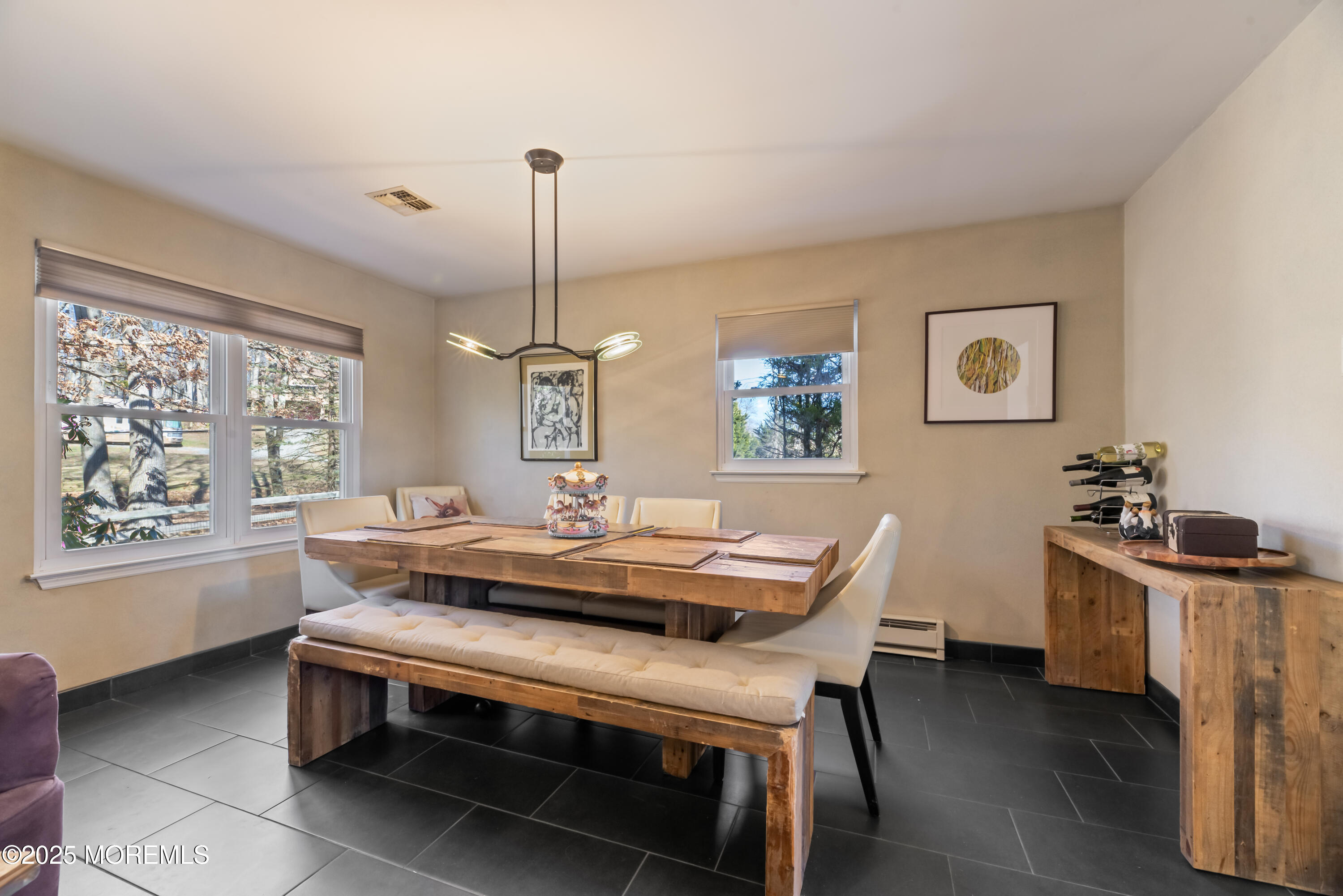 35 Rues Road Cream Ridge, NJ 08514 - Photo 33 of 46 a view of a dining room with furniture window and wooden floor