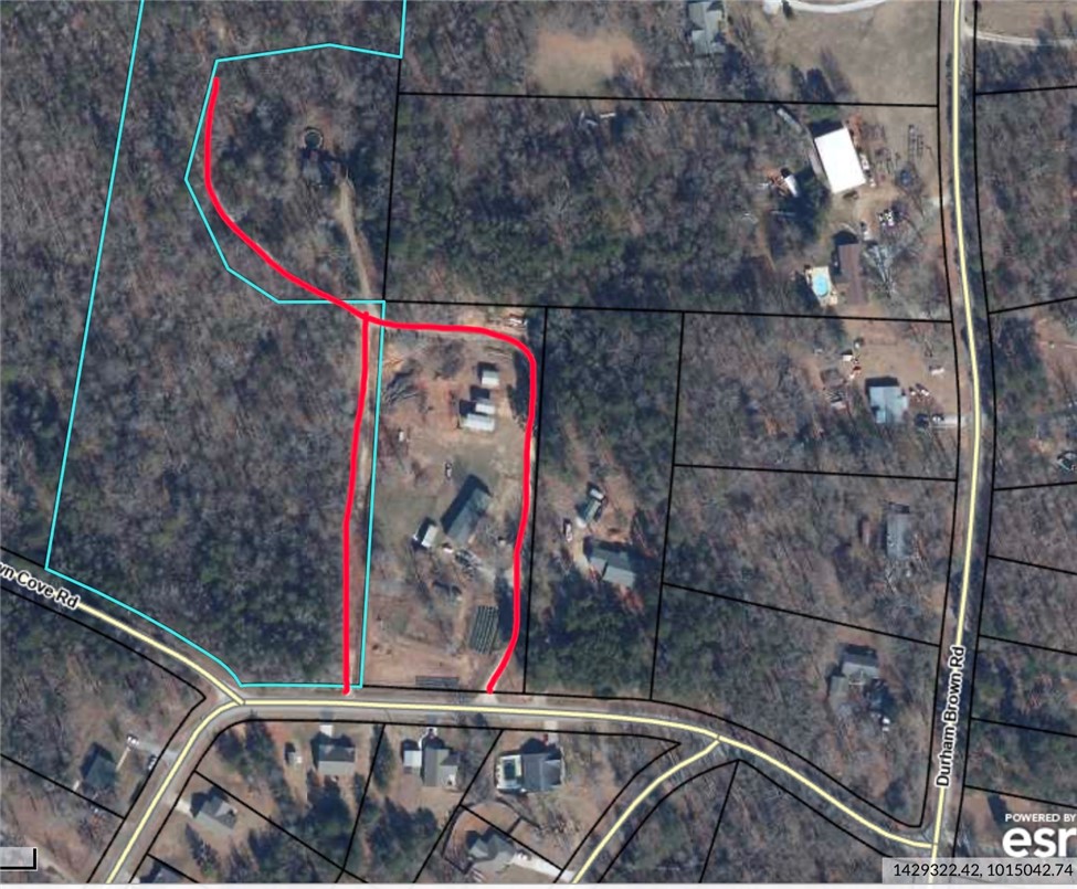 0 Friendship Loop Drive Seneca, SC 29678 - Photo 25 of 25 This aerial view shows the 2 options to access the back section of the property.