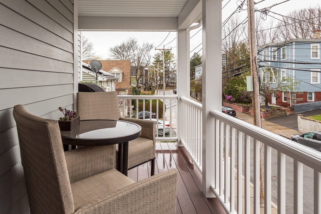 40 Catherine Street, Unit 2 Boston, MA 02131 - Photo 25 of 26 a view of a balcony with furniture