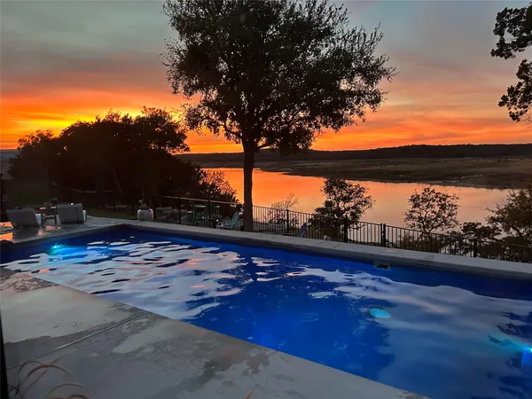 a view of swimming pool with an outdoor space